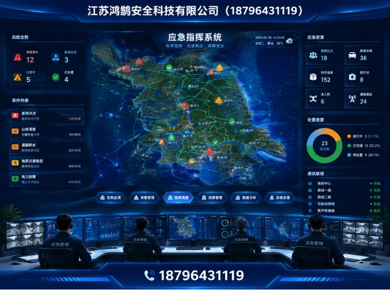 钦州消防通信指挥展示图